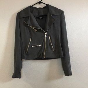 Vici Faux Suede gray jacket